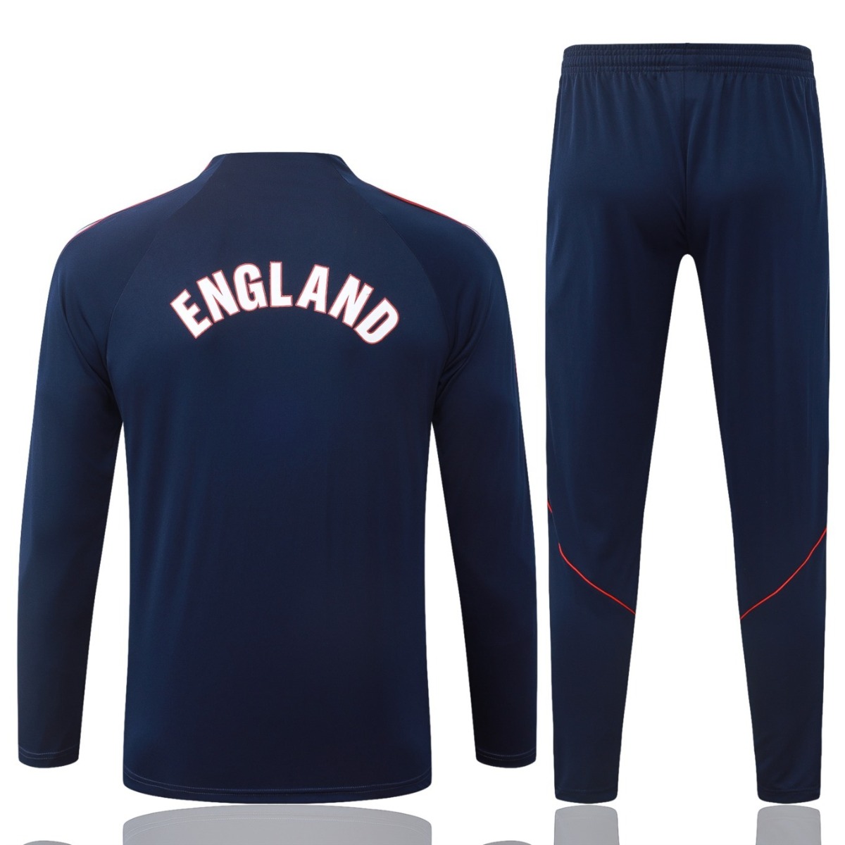 2026 England Cyan Long-sleeved half-pull training kit