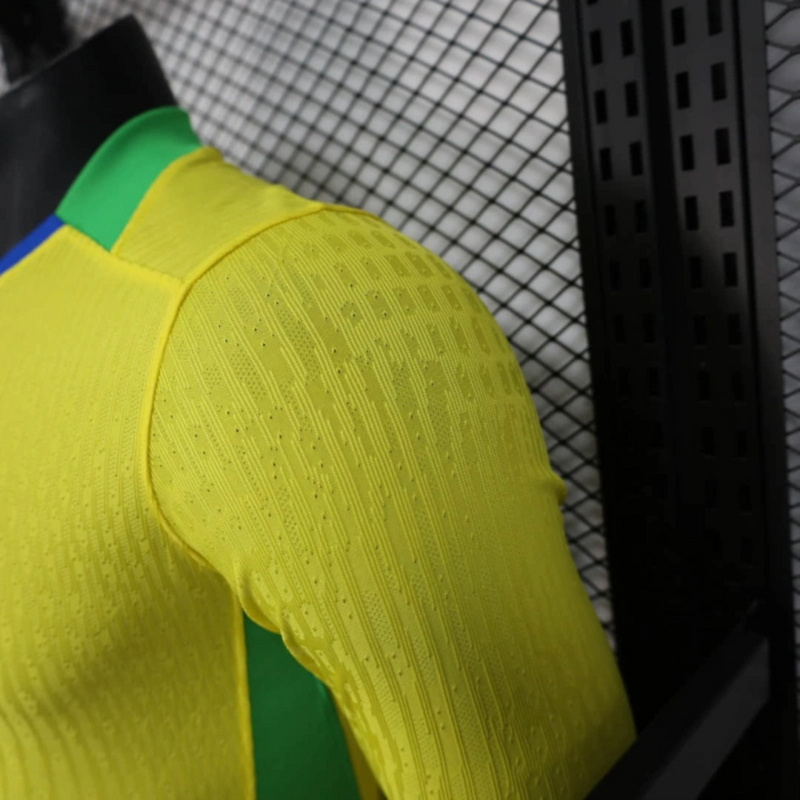 2025/26 Brazil yellow Jersey Long Sleeve Player Version