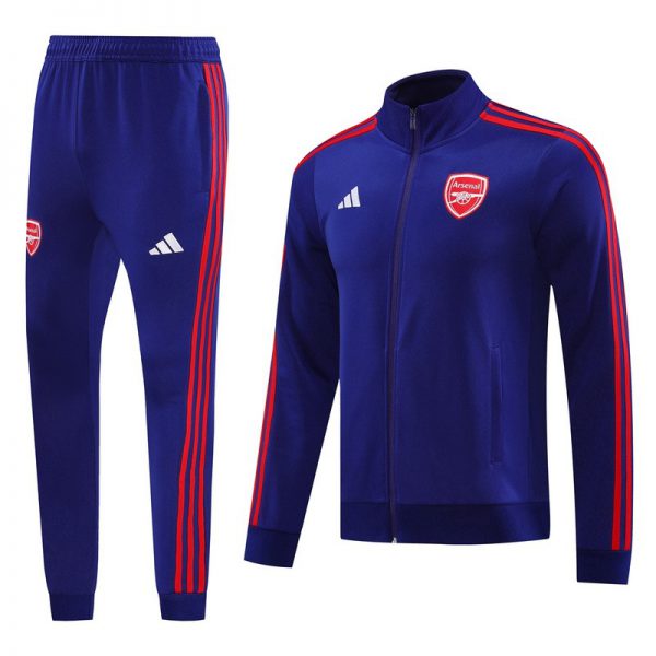 2024 Arsenal Royal Blue Jacket Training Suit Set Football Team Shirt Sports Fashion