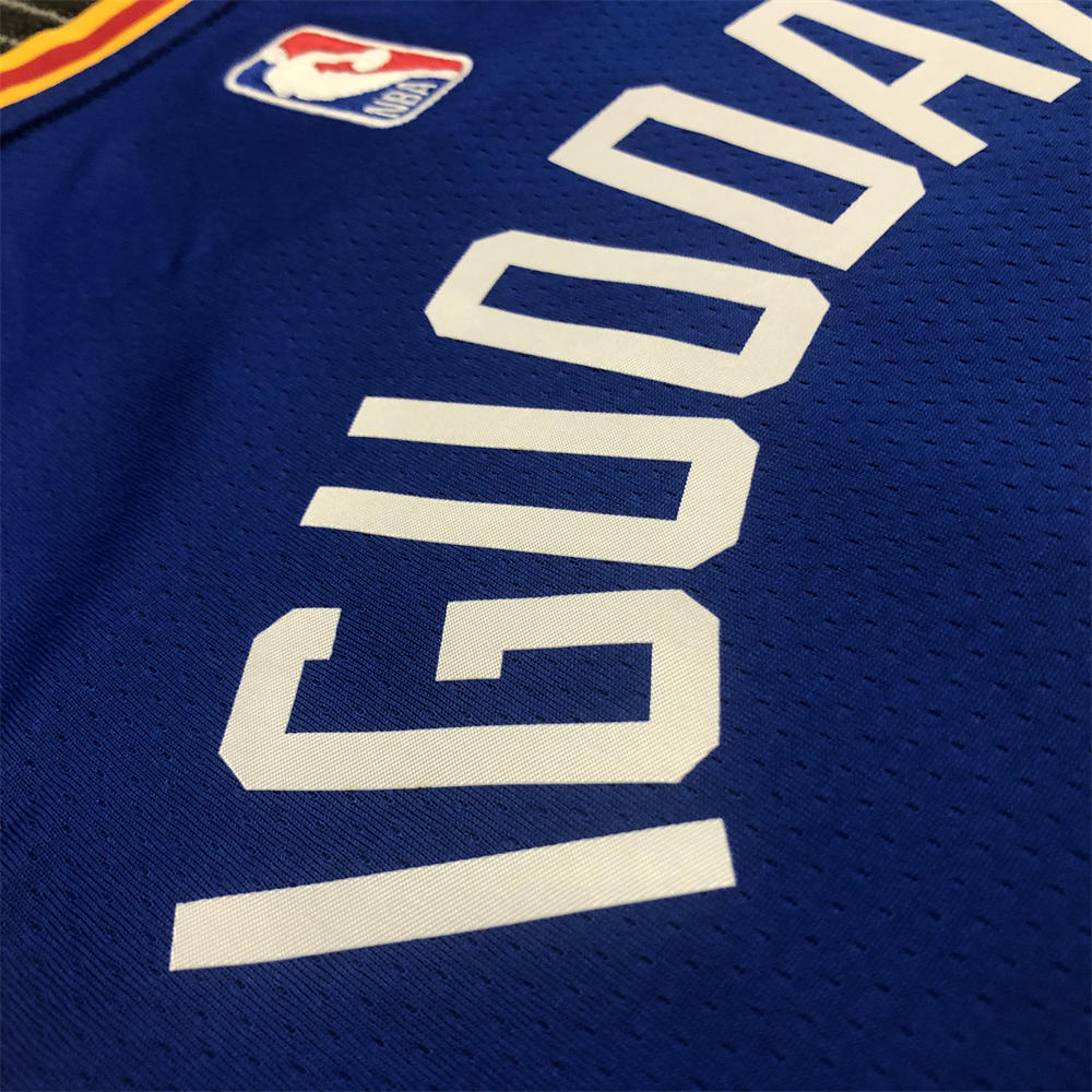 NBA Golden State Warriors Round Neck Blue Jersey IGUODALA#9 S-XXL