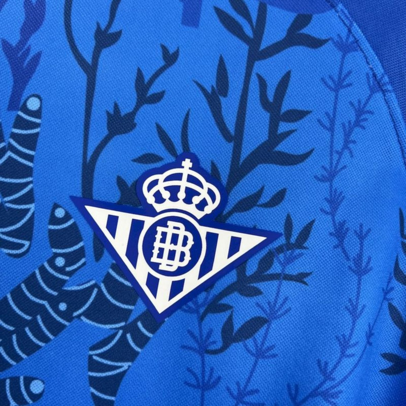 2024/25 Real Betis GK Sustainability Edition Blue Jersey Fan Version