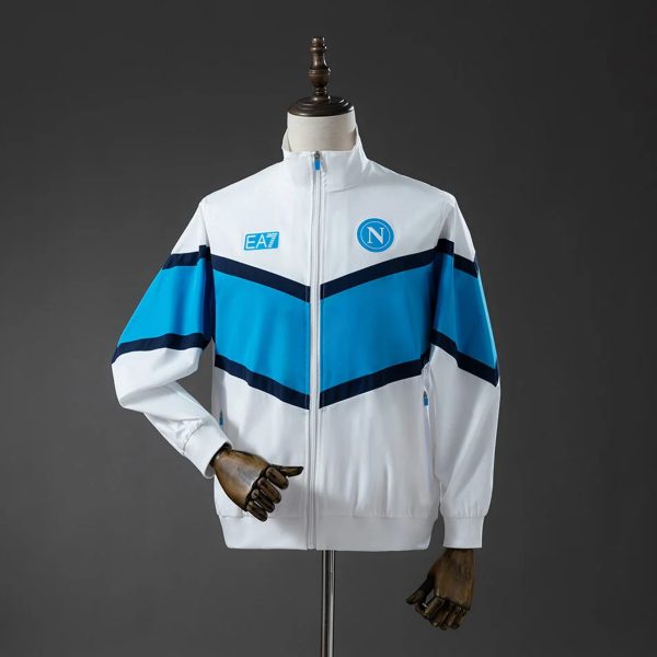 2025/26 Napoli White Windbreaker Sport Unifom