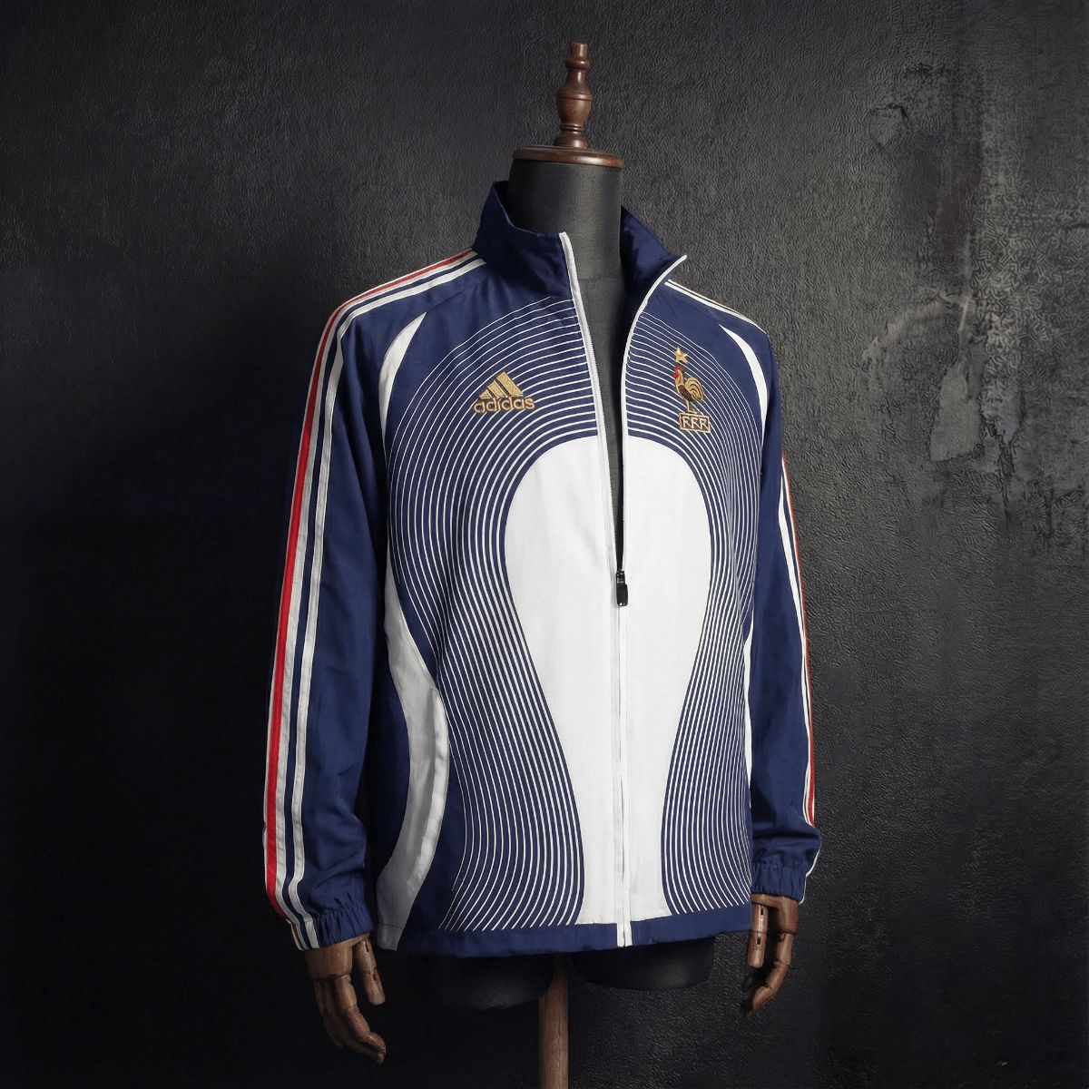 2005/06 Vintage Style France Windbreaker Sport Unifom jersey Sport Unifom