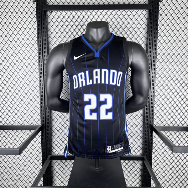 NBA Orlando Magic V-Neck Jersey Dark Blue WAGNER#22 S-XXL