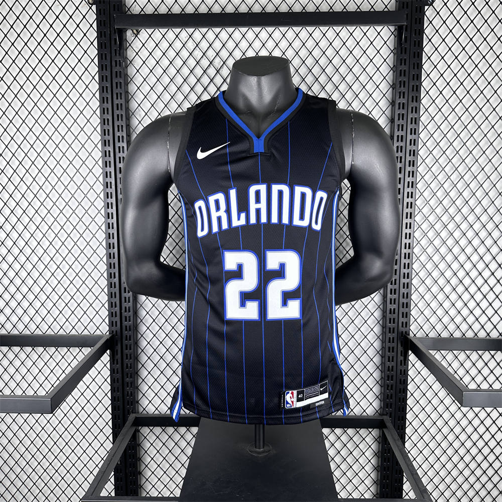 NBA Orlando Magic V-Neck Jersey Dark Blue WAGNER#22 S-XXL