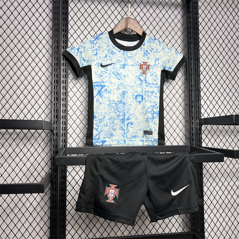 24/25 Portugal Euro Away jersey Kid Kits Size 16-28