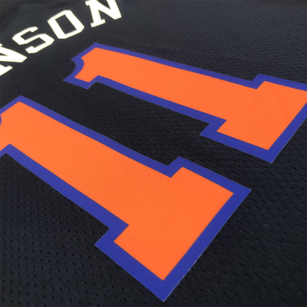 NBA New York Knicks V-Neck JORDAN Edition Black jersey BRUNSON#11 S-XXL