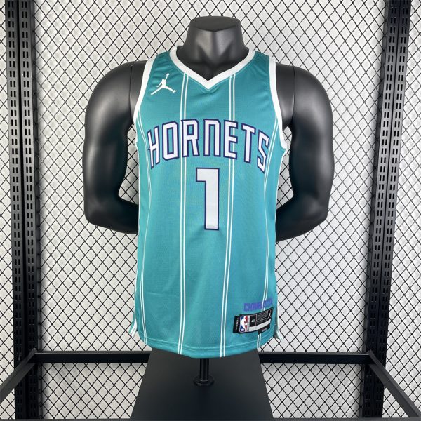 NBA Charlotte Hornets BALL#2 2022/23 Icon Edition Swingman Jersey S-XXL