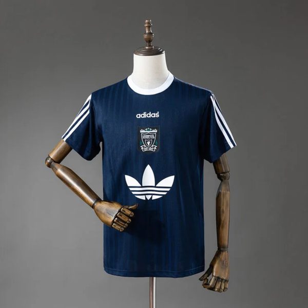 Retro Liverpool 1995 Royal Blue Jersey Fan Version