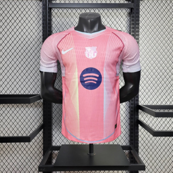 2025/26 Barcelona Pink Training jersey Player Version