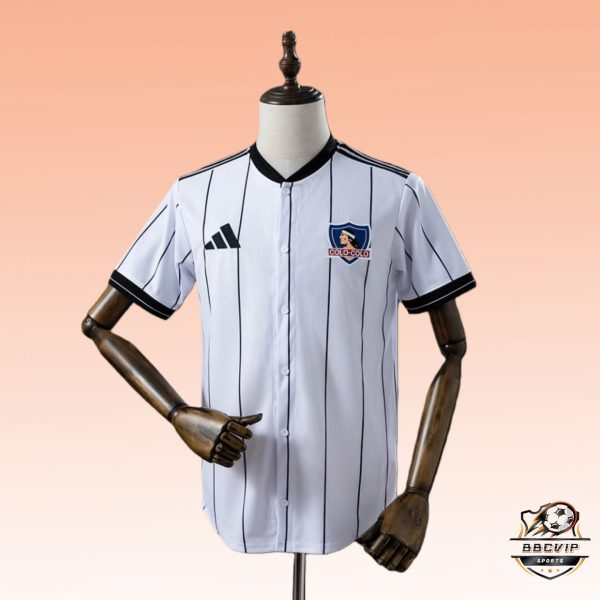 2025/26 Colo Colo US Pack Full-Button Baseball White jersey Fan version