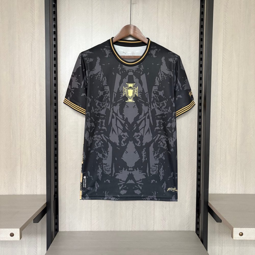 2026 Portugal Special Edition Black Jersey Fan Version