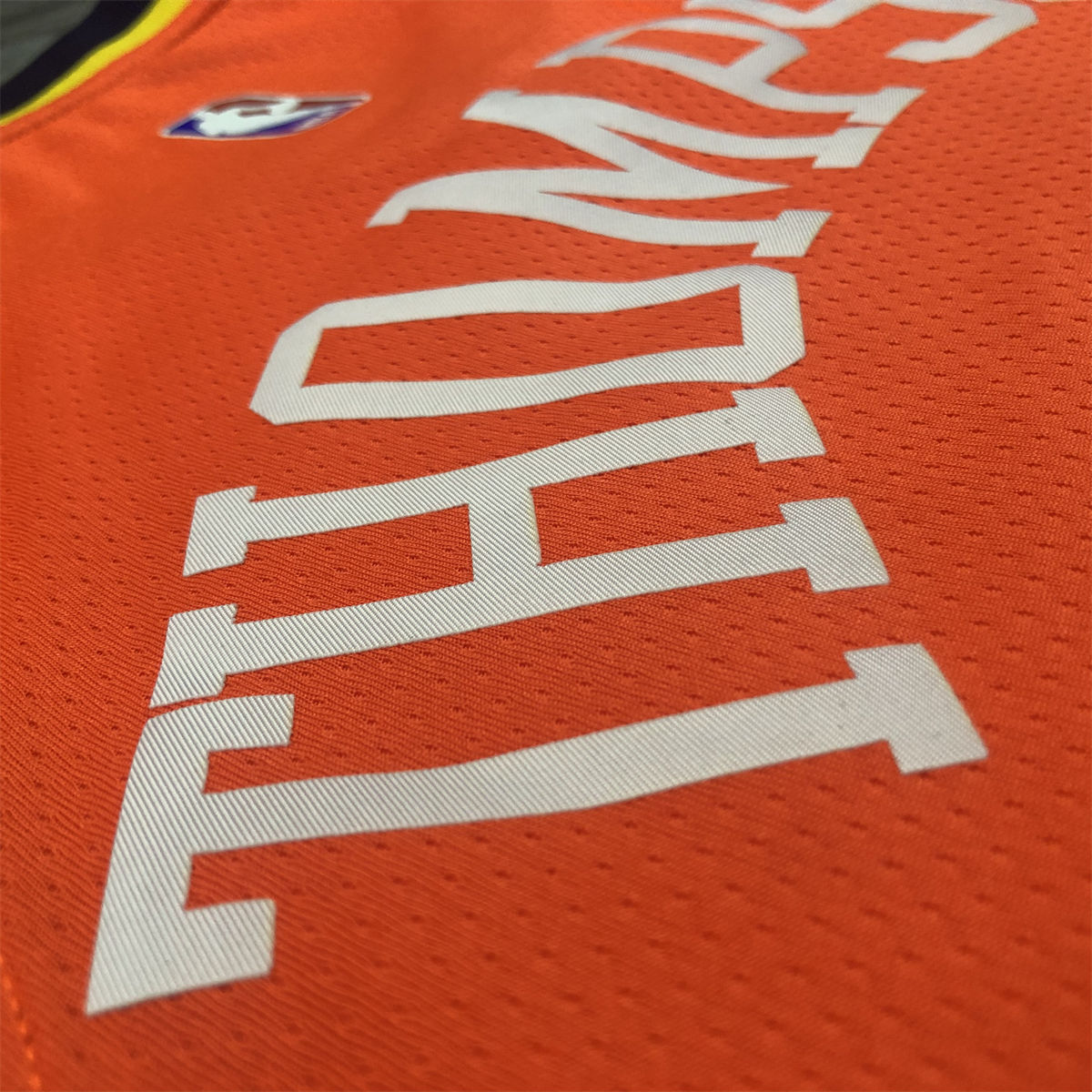 NBA Golden State Warriors V neck Orange Jersey THOMPSON#11 S-XXL