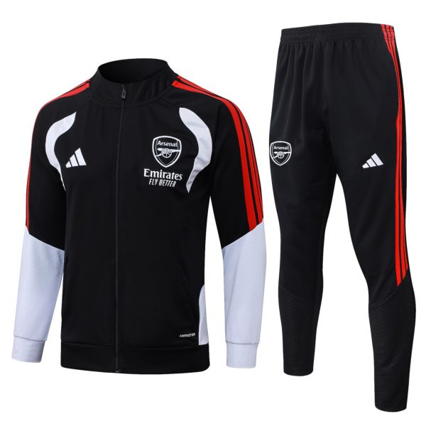 2026 Arsenal Black Jacket Training Suit Set