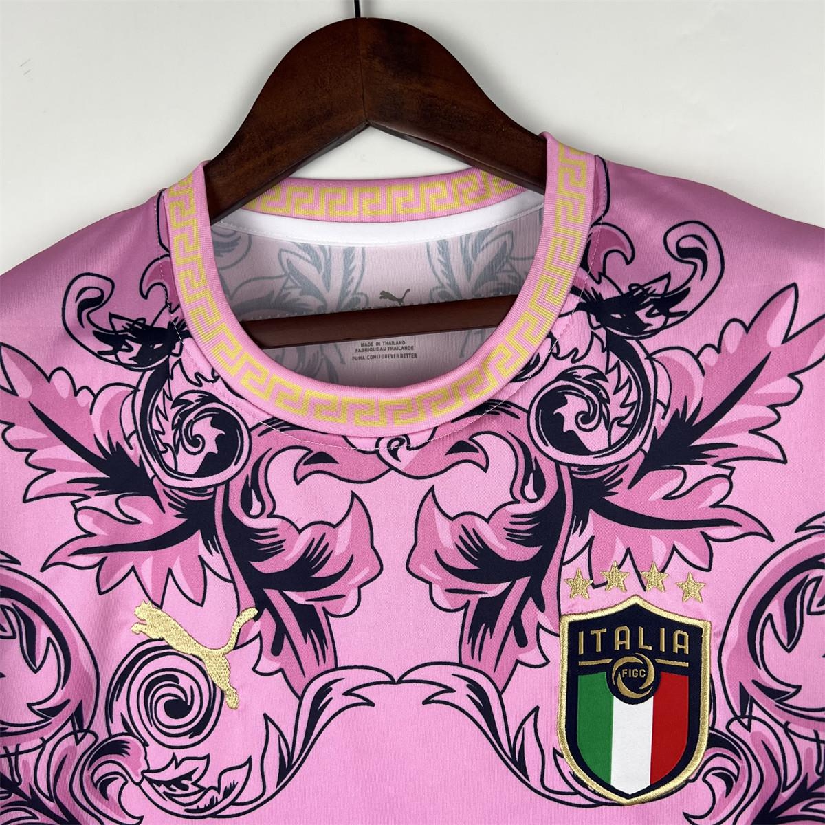 23/24 Italy Special Edition Pink Jersey Fan Version