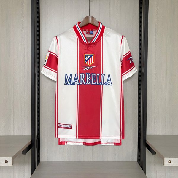 Retro Atletico Madrid 99/00 Home Jersey Fan Version