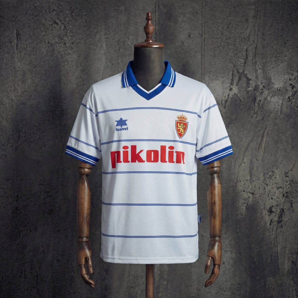 Retro Real Zaragoza 1999/2000 Home jersey Fan Version