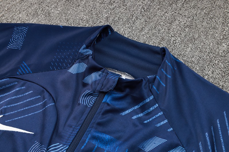 2024 Tottenham Hotspurs Royal Blue Jacket Training Suit Set Football Team Shirt Sports Fashion
