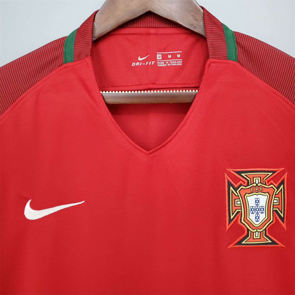 Retro Portugal 2016 Home jersey Fan Version
