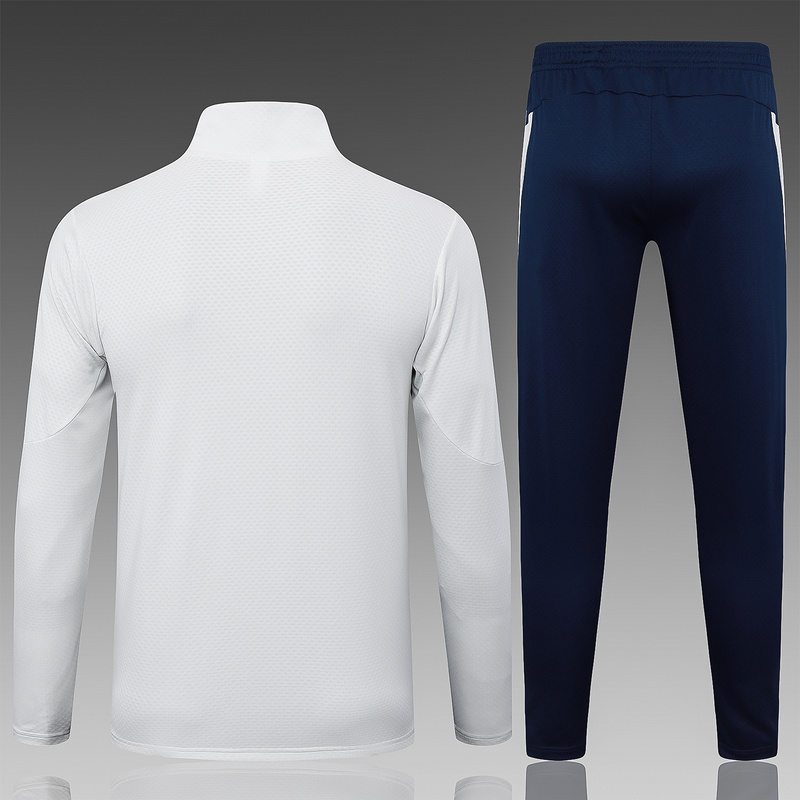 2024/25 Portugal Off white Long-sleeved half-pull training kit Football team kit