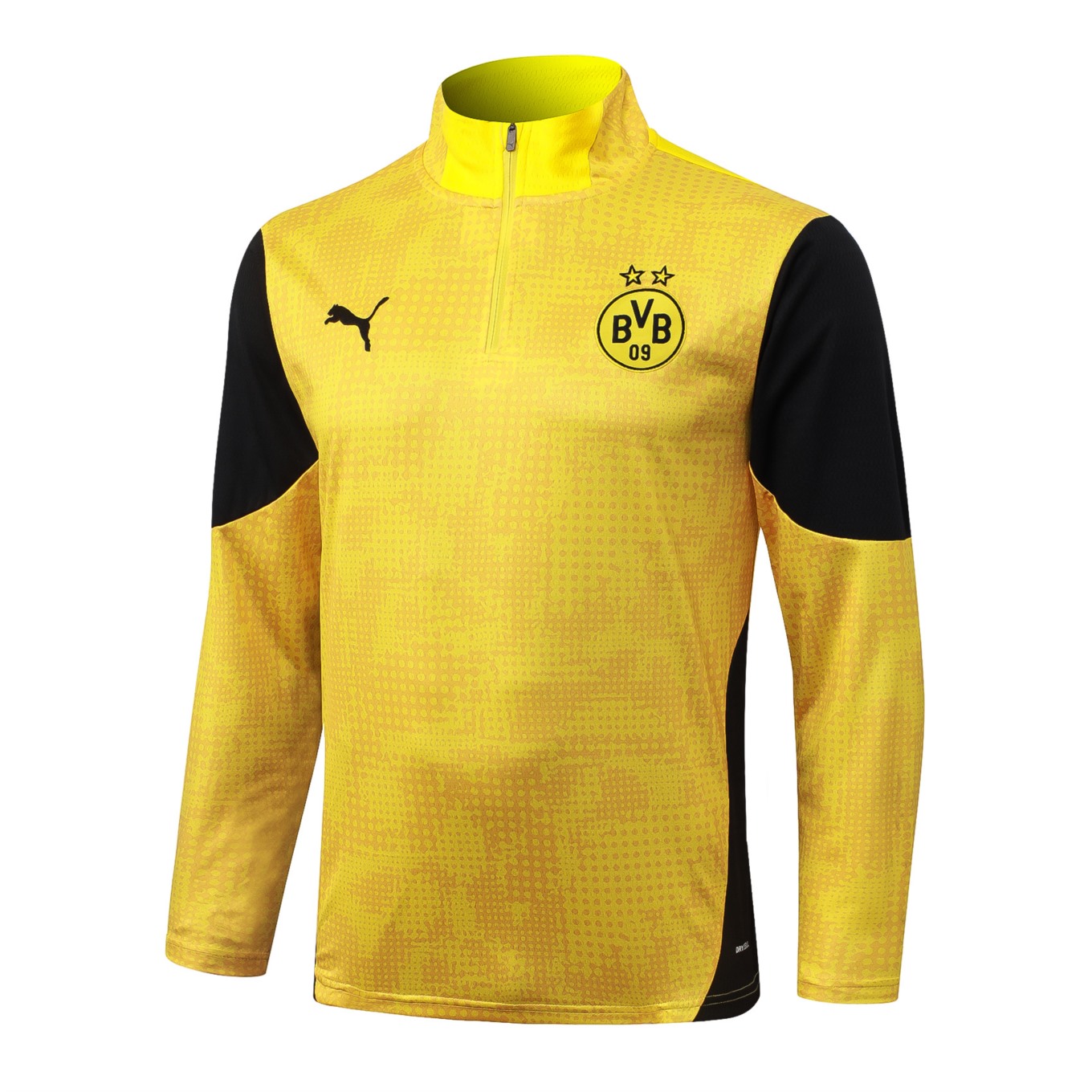 202526 Dortmund Yellow Long-sleeved half-pull training kit Football team kit