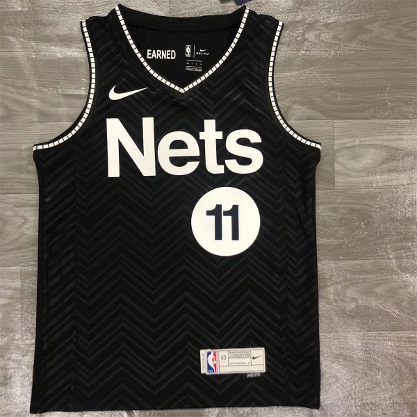 NBA Brooklyn Nets V-Neck Black Jersey IRVING#11 S-XXL