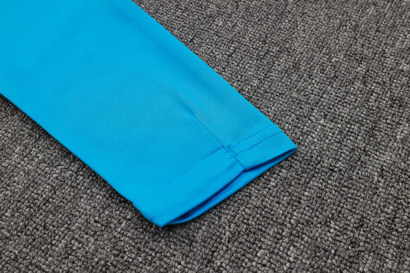 24/25 Naples Take blue Long-sleeved half-pull training kit Football team kit