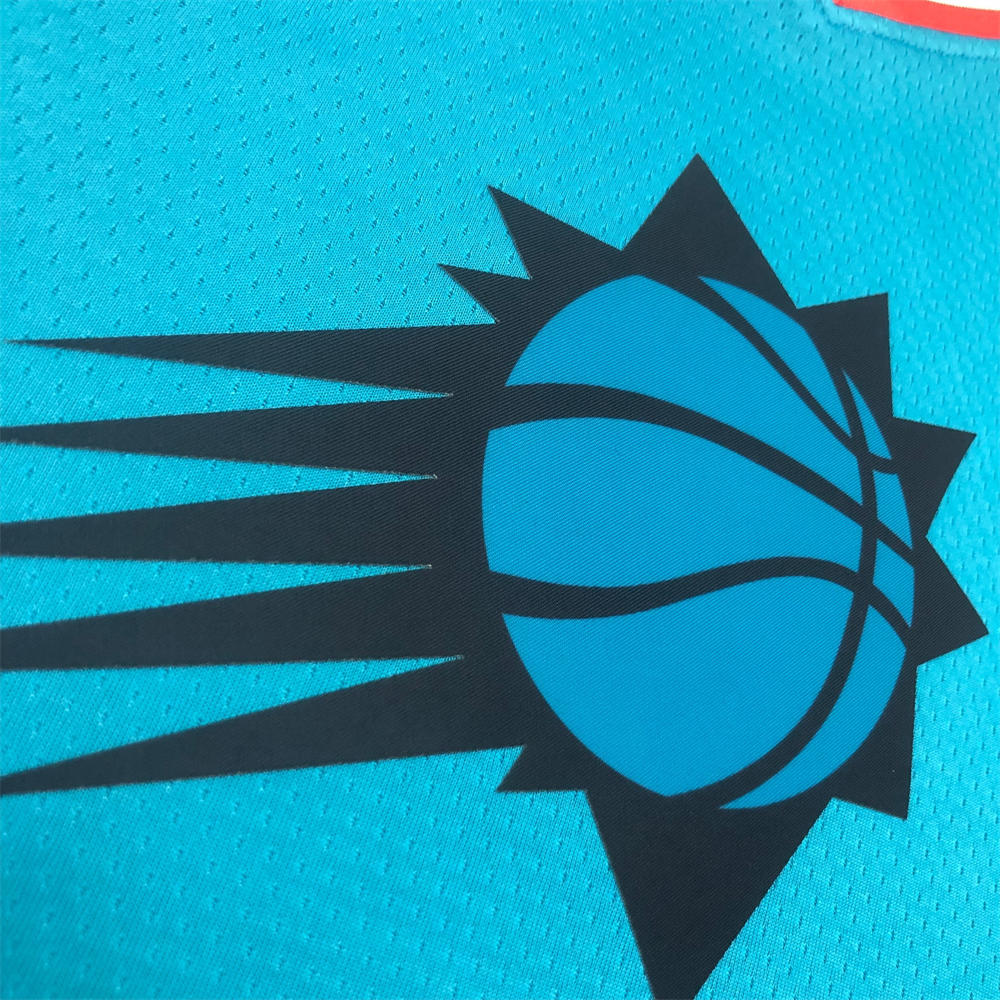 NBA Phoenix Suns V-Neck City Edition Blue jersey BOOKER#1 S-XXL