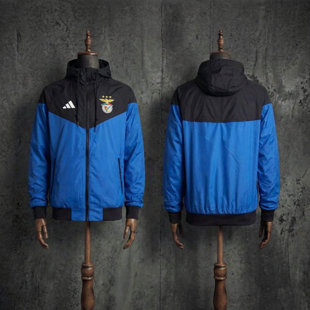 2026/27 Benfica Black and Blue Windbreaker Sport Unifom