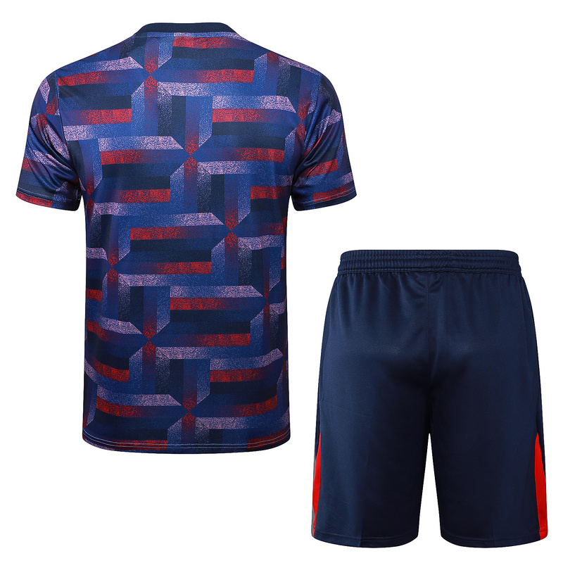 24/25 England royal blue Training Set Shirt and Shorts