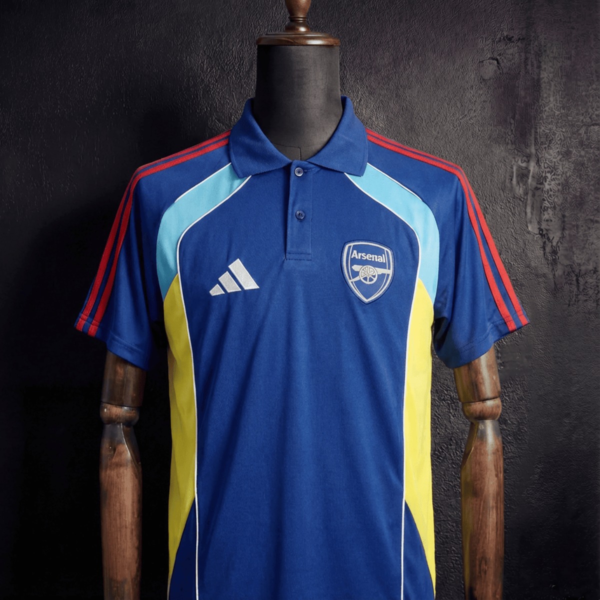 2025/26 Arsenal Training Royal Blue Polo Fan version