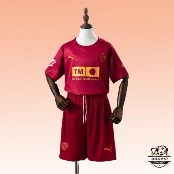 25/26 Valencia CF Away Kids Kit Size 16-28
