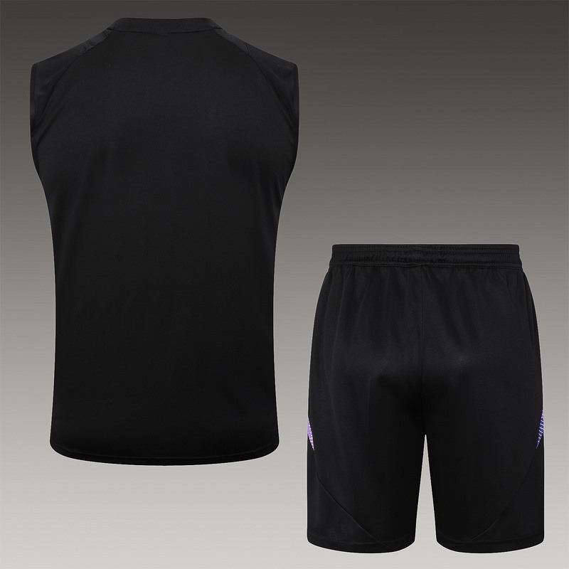24/25 Germany Black Training Set Shirt and Shorts