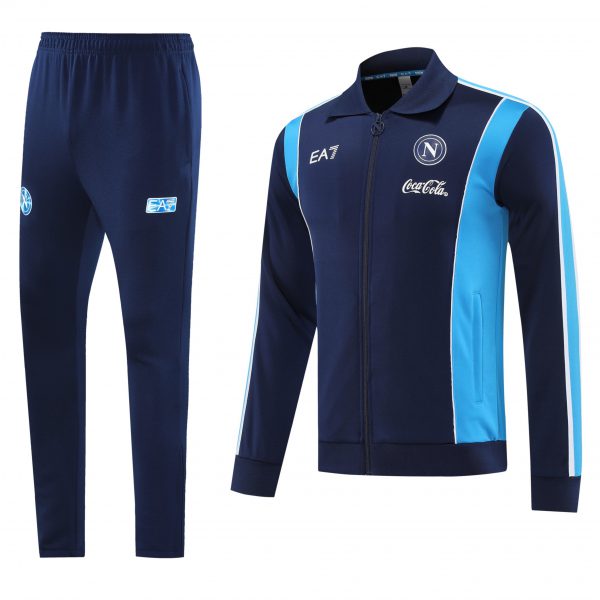 2025/26 Napoli Royal Blue Training Suit Set Football Team Shirt Sports Fashion