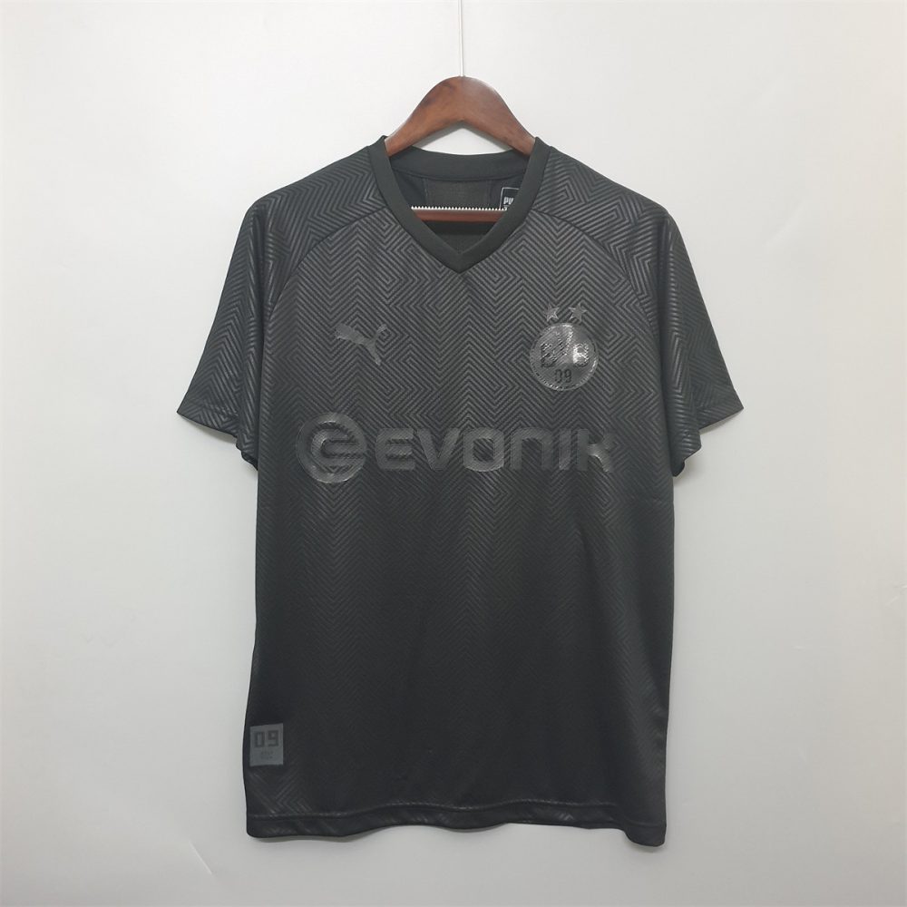 Retro Dortmund Correct version 19-20 Dortmund 100 years jersey Fan Version