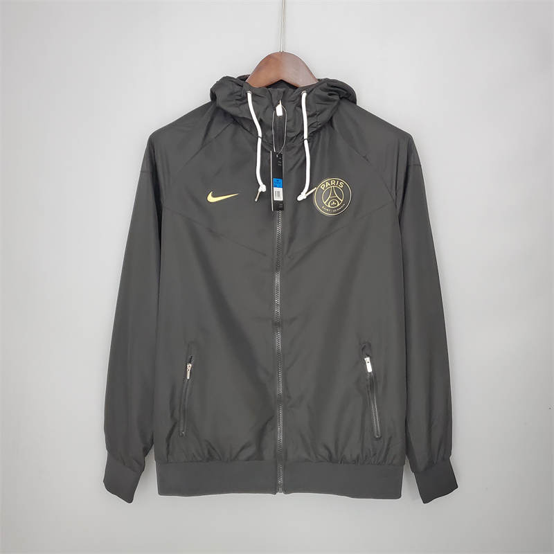 21/22 Windbreaker PSG Black Sport Unifom jersey Sport Unifom