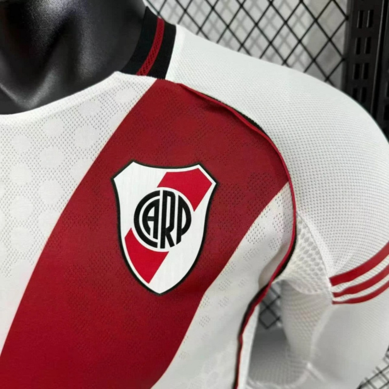 2025/26 River Plate Home Long Sleeve Jersey Player Version