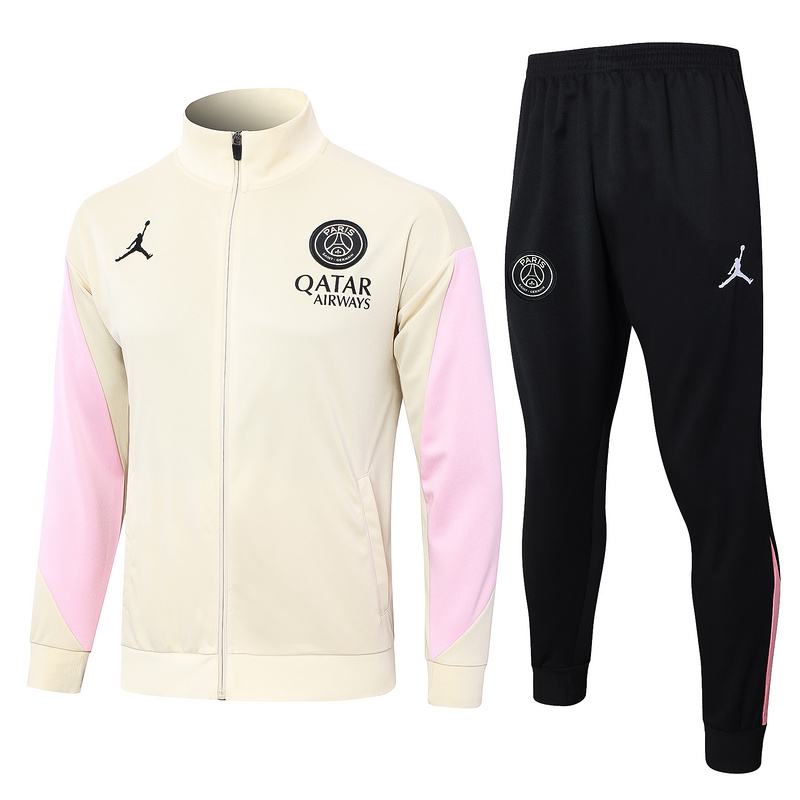 2024/25 Paris apricot Jacket Training Suit Set Football Team Shirt Sports Fashion