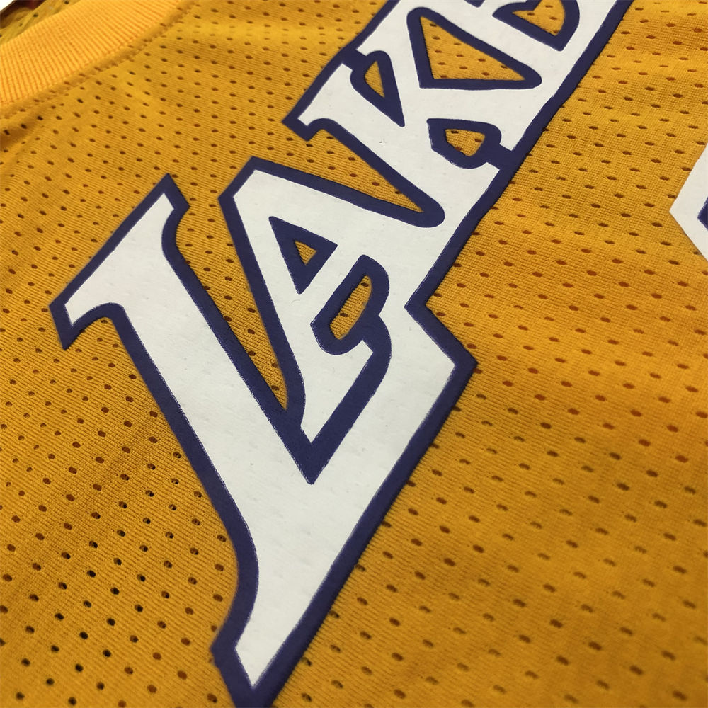 NBA Los Angeles Lakers Mitchellness Jersey Golden BRYANT#8 S-XXL