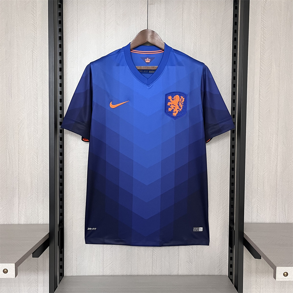 Retro Netherlands 2014 Away jersey Fan Version