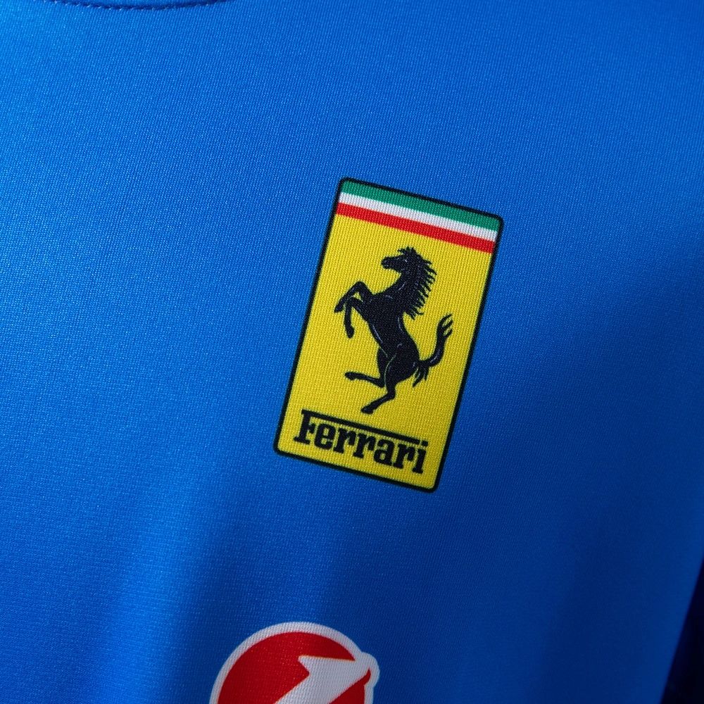 F1 Racing Scuderia Ferrari 2025 Blue Shirt