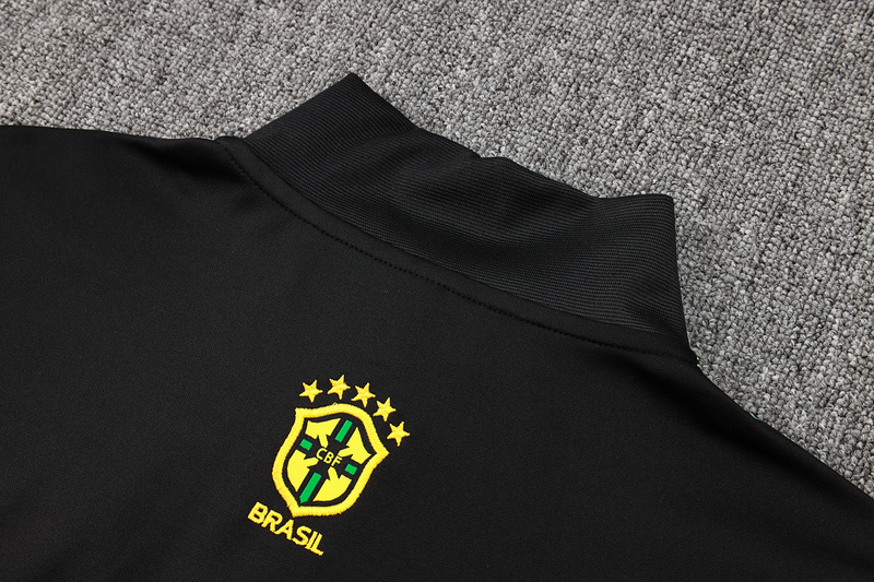 2024/25 Brazil Green Jacket Training Suit Set Football Team Shirt Sports Fashion
