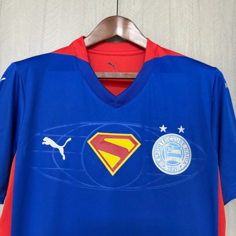 2025/26 Bahia Superman Blue jersey Fan version