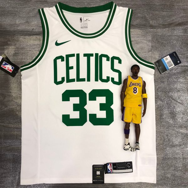 NBA Boston Celtics round neck White Jersey BIRD#33 S-XXL