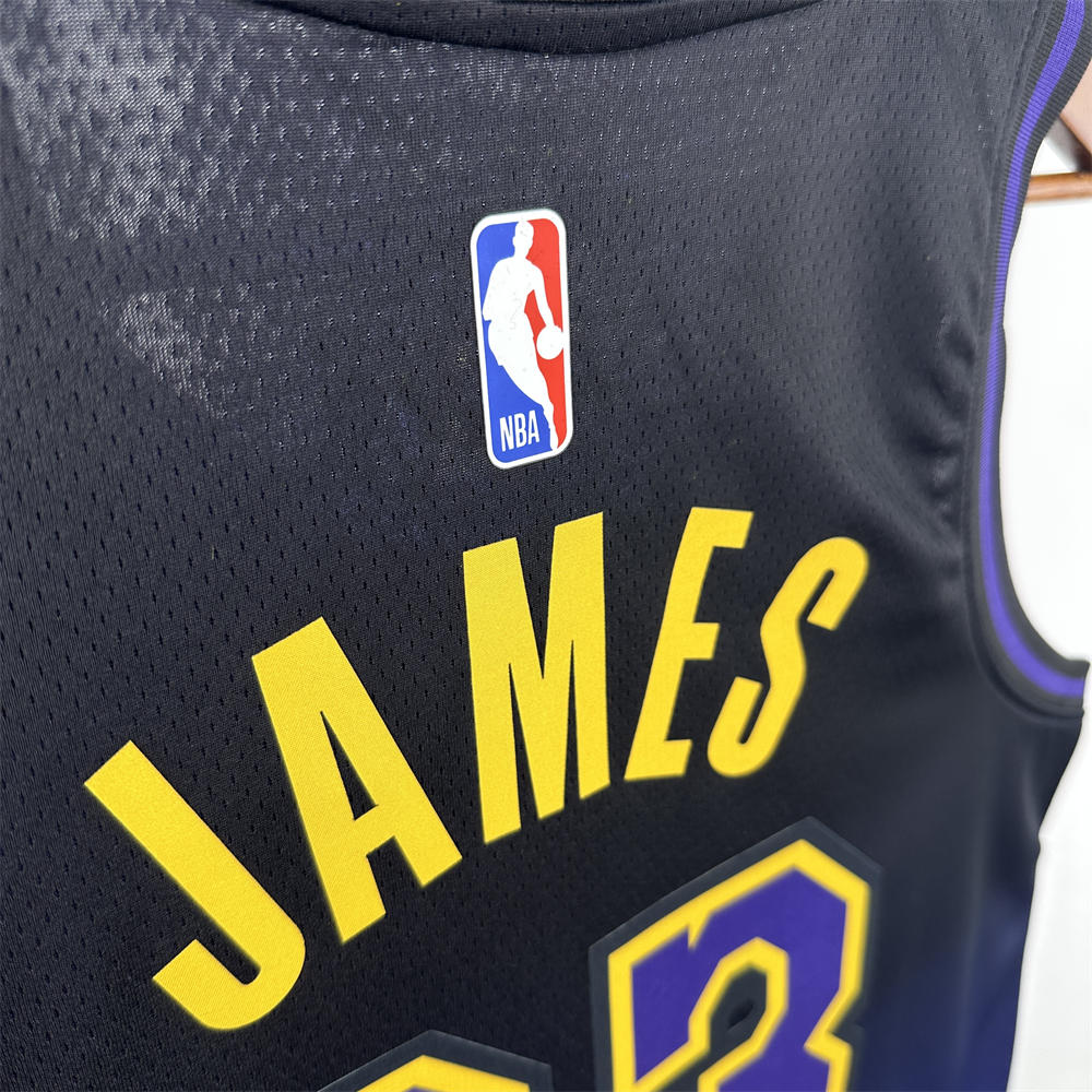 NBA Los Angeles Lakers 24/25 City Edition Purple Jersey JAMES#23 S-XXL