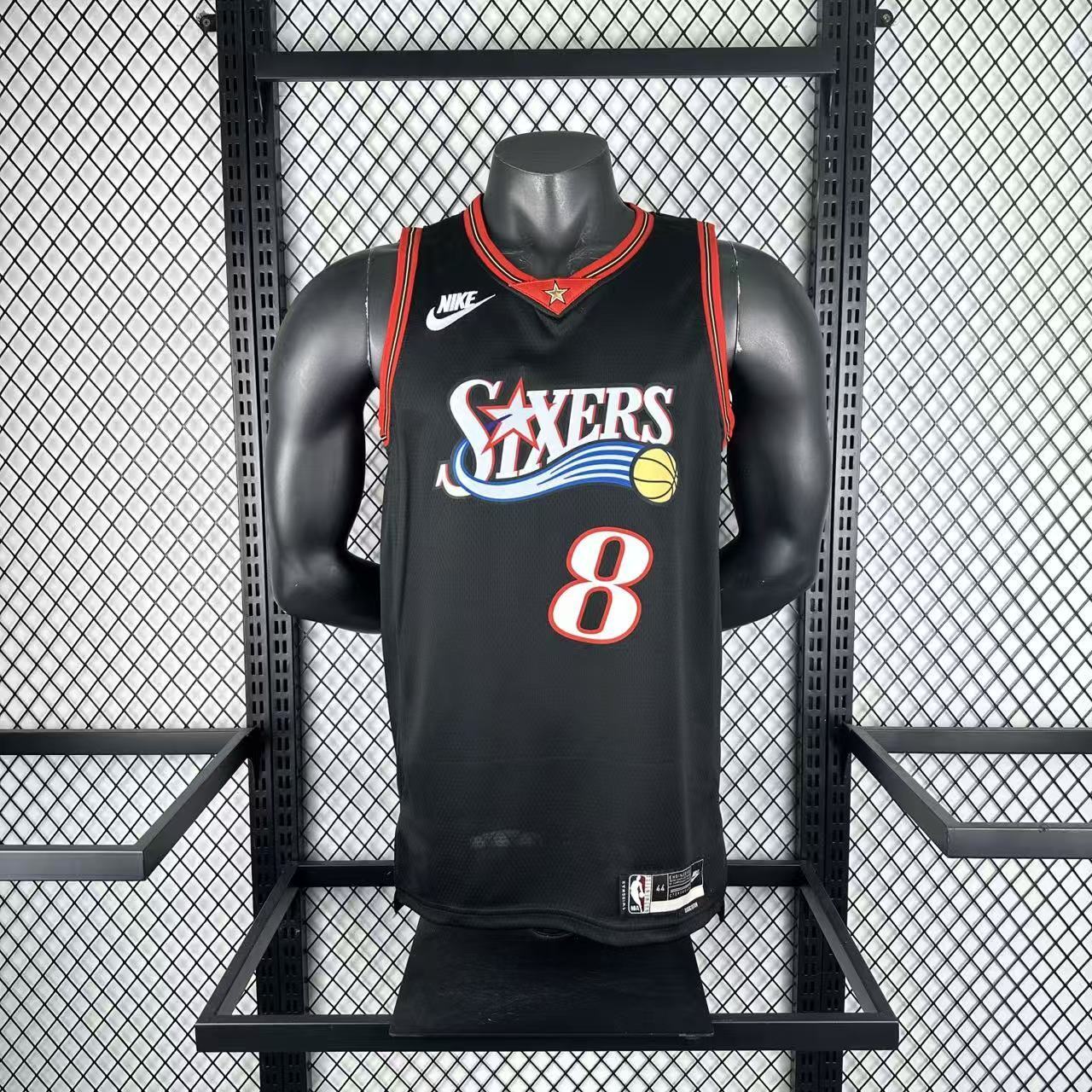 NBA Philadelphia 76ers 2026 Vintage Style Black Jersey GEORGE#8