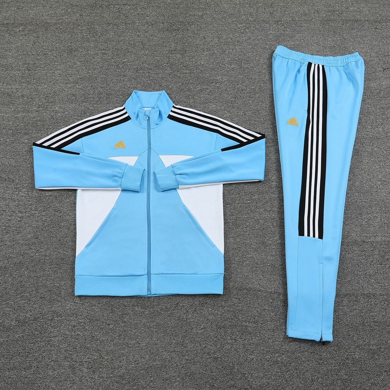 2024 Nike Sky Blue Jacket Training Suit Set Football Team Shirt Sports Fashion