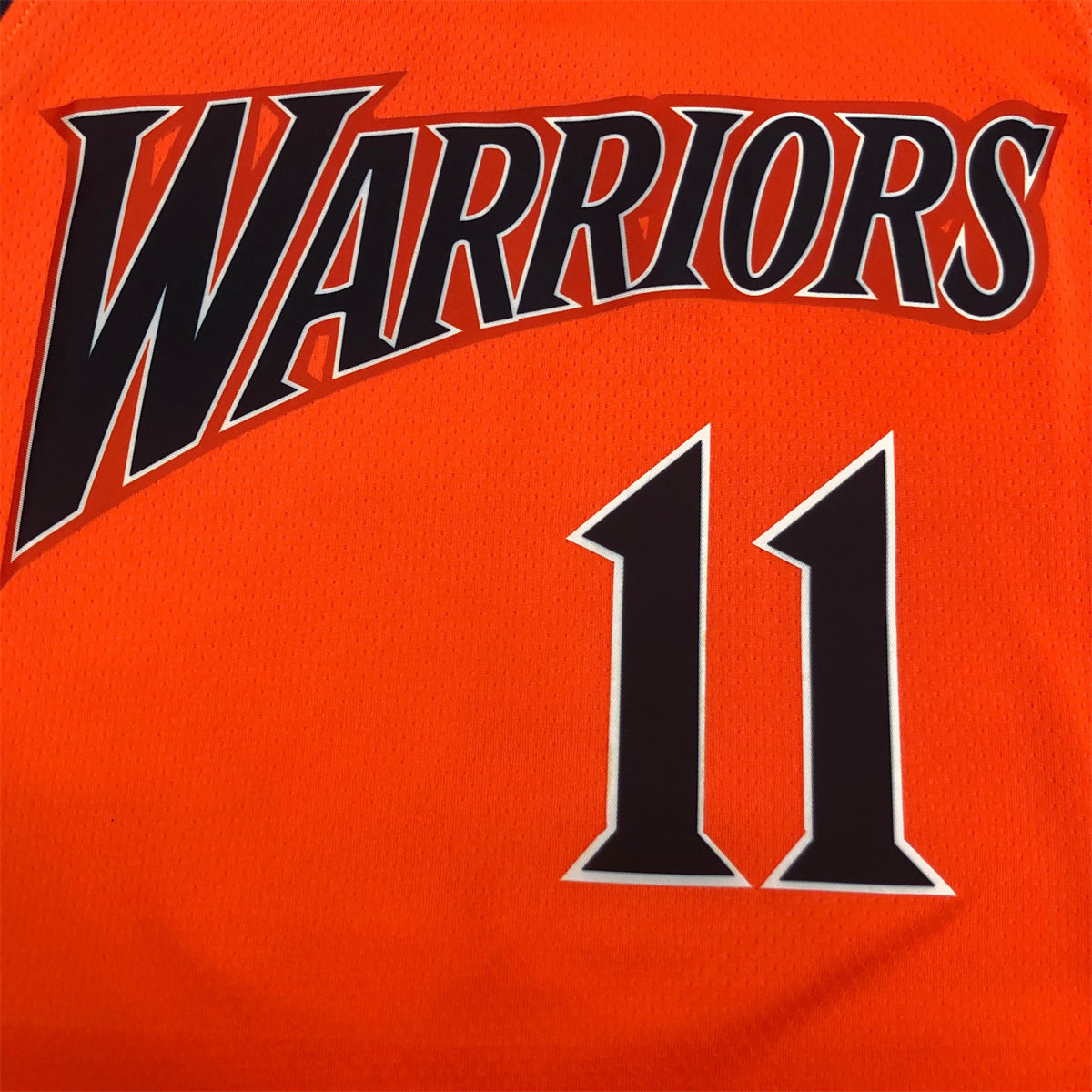 NBA Golden State Warriors V neck Orange Jersey THOMPSON#11 S-XXL