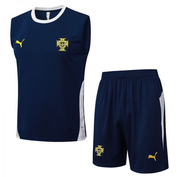 2025/26 Portugal Royal blue Training Set Shirt and Shorts