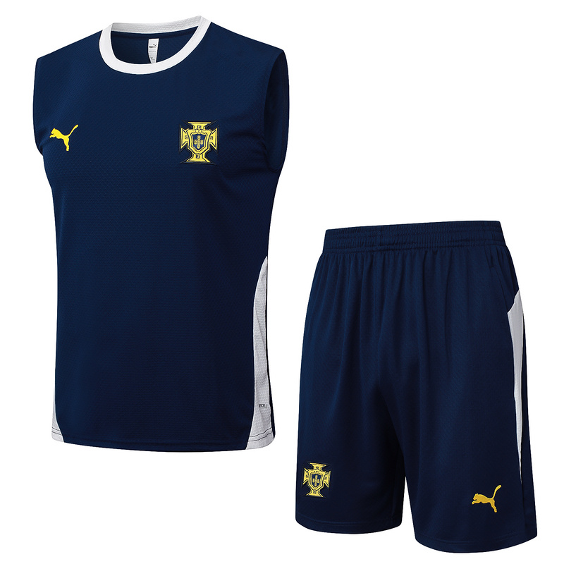 2025/26 Portugal Royal blue Training Set Shirt and Shorts